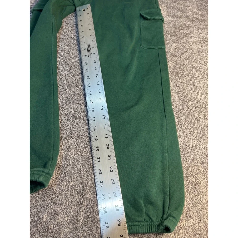 Under Armour Kids Rival Fleece Cargo Sweatpants Green Joggers YLG Large